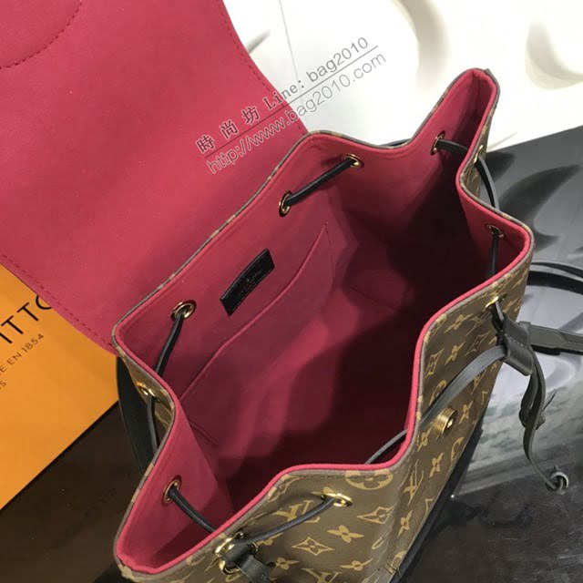 路易威登LV雙肩包 Montsouris雙肩包 lv新款老花後背包  ydh3809